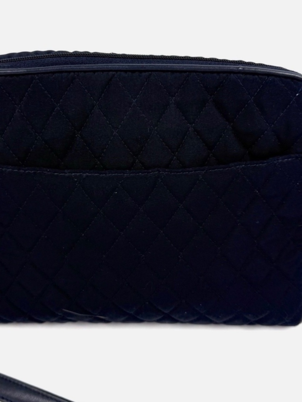 VERA BRADLEY TRIMMED TRAPEZE CROSSBODY Classic Navy - Picture 3 of 6